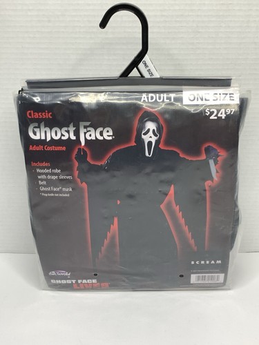Ghostface Adult One Size Adult Halloween Costume P111 - Picture 16 of 16