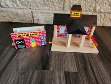 Thomas Train Wooden Train Station And Repair Shop Brio Vintage
