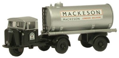 Oxford Diecast 76MH013 Scammell Mechanical Horse Tanker Mackeson OO Gauge