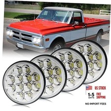 BeaveWAY 4pcs 5.75" 36W Crystal Round LED Headlight Sealed Beam IP68