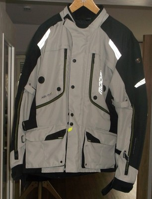 Modeka Motorrad Jacke, Gr. XL, hellgrau/schwarz, sehr gut,