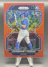 2022 Panini Prizm Johneshwy Fargas RC Red Mojo Prizm Rookie SP /149 Cubs #144