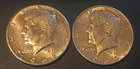 (2) Better Grade 40% Silver JFK Halves (68D & 69D)--True Auction!