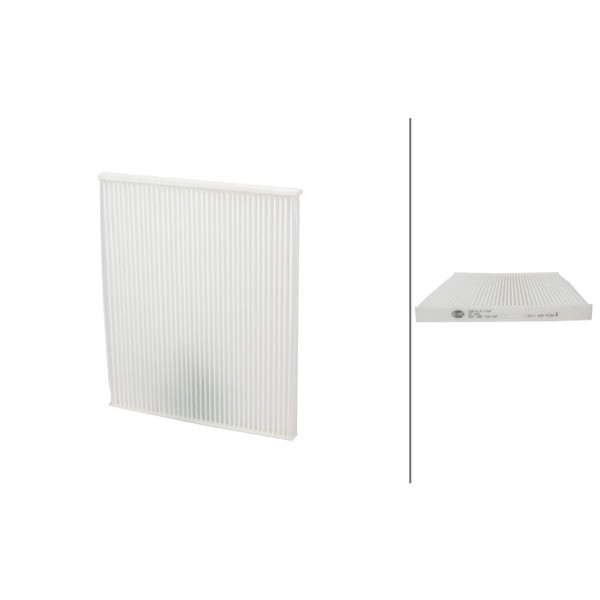 Innenraumfilter Pollenfilter 265 X 220 Mm Hella FüR U.A. Fiat Grande-image