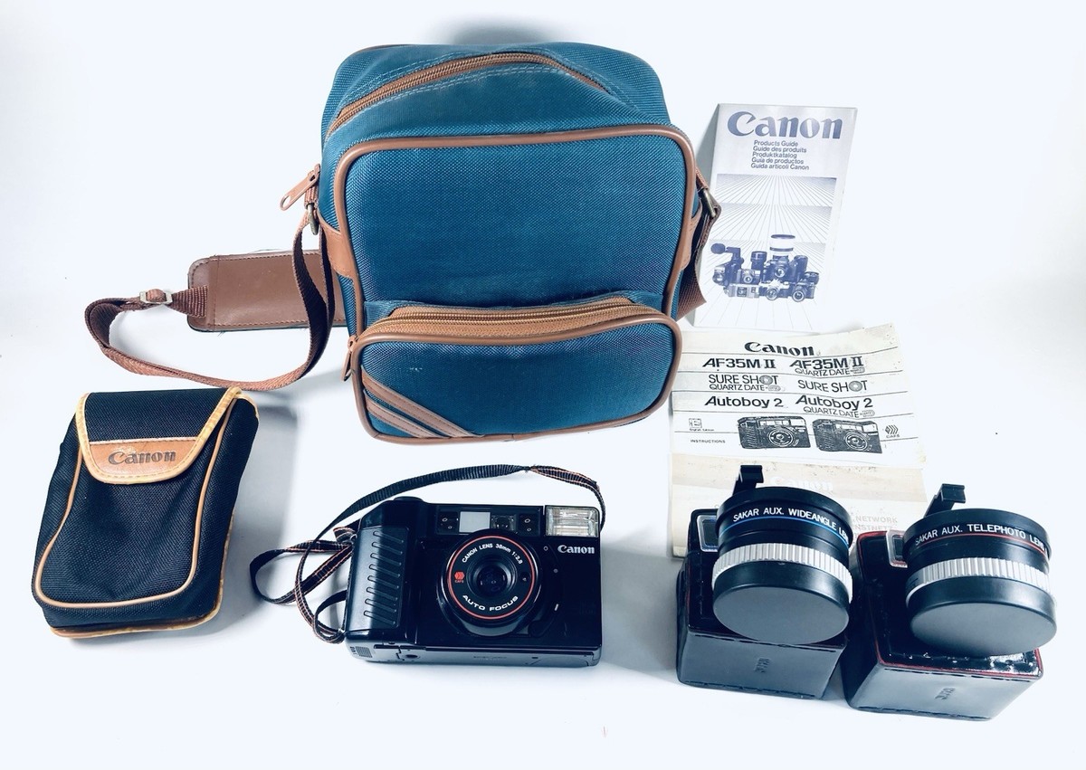 【動作品】 Canon Autoboy 2 オートボーイ AF35M2 CANON Autoboy 2 Quartz Date Film Camera - YouTube