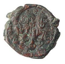 Constans II and Constantine IV.,Syracuse,641-668,AE 26mm. ,7.15g. LOK-V17