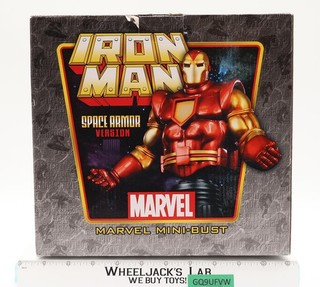 Iron Man Space Armor Version Marvel 7" Mini Bust 2011 Bowen Designs 447/550