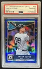2017 Panini Donruss Optic Aaron Judge Blue RC Rated Rookie #/149 Yankees PSA 10