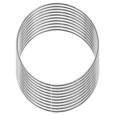 10 Pack 4 Inch Silver Dream Catcher Metal Rings Floral Hoops Wreath Macrame1052