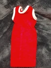 Vintage Dress Red Tressy Doll 1960s Barbie Clothes