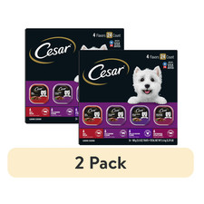 2 pack Cesar Classic Loaf In Sauce Wet Dog Food, 3.5 Oz 24 Pack