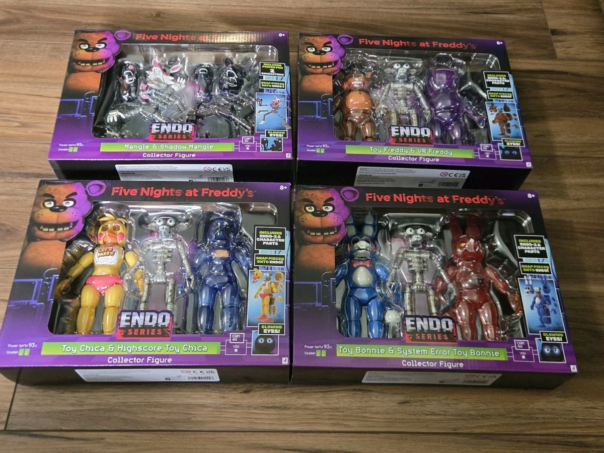 Five Nights at Freddy's ENDO Series 4種 FNAF Endo Series 2 FULL SET Freddy Bonnie Chica Foxy Mangle