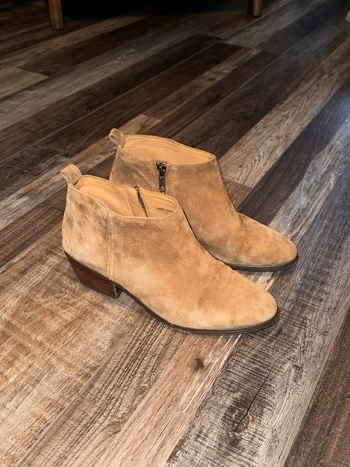 J. Crew Women’s Sawyer Suede Ankle Boot -Tan - Size 6.5