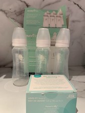 Evenflo balance + standard Neck Bottles x 9 And Extra Teats 