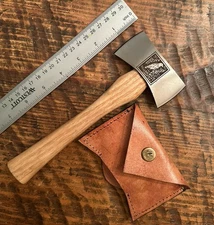 Custom Double Bit Mini Axe Hatchet Tribute Black Raven Kelly Works Great Size