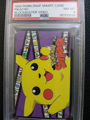 1999 POKEMON SNAP SMART CARD PSA 8 BLOCKBUSTER VIDEO VINTAGE