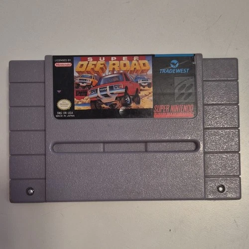 Tradewest Super Off Road Super Nintendo SNES Racing Game NTSC-U/C