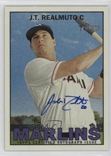 2016 Topps Heritage Real One Auto JT Realmuto #ROA-JTR Auto 7xr