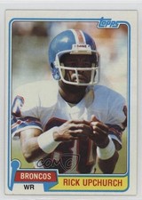 1981 Topps Rick Upchurch #82 k0y