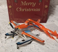 DISNEY STORE PLANES Pixar Dusty Crophopper SKETCHBOOK ORNAMENT 2014 RARE HTF NIB