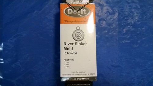 3179-RIVER SINKER MOLD RS-3-234