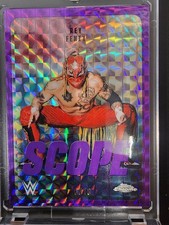 2026 WWE Topps Chrome Rey Fenix Scope Insert Purple Geometric Parallel /10