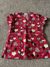 Scrubstar V Neck Sweetheart Scrub Top Size Medium