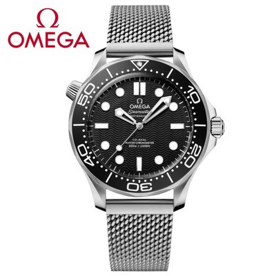 New 2025 Omega Seamaster Diver 300M Black Dial Men's Watch 210.30.42.20.01.010