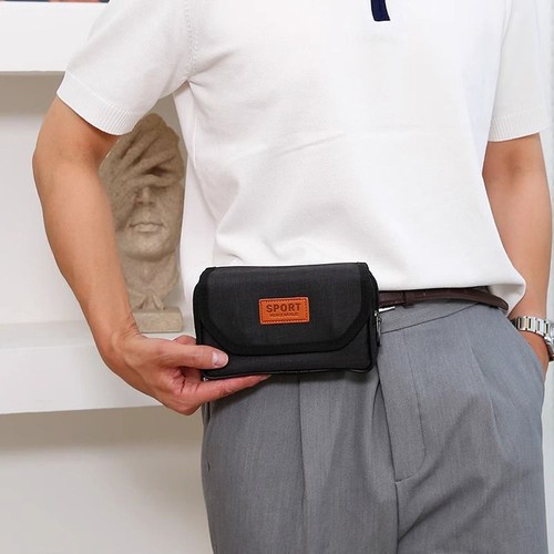 Multi-zipper Mobile Phone Bag Multi-function Cell Phone Pouch Coin Purse - Picture 11 of 12