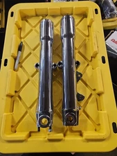 Harley 1986 -99 Softail Heritage Fatboy 41mm CHROME fork legs sliders 