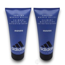 ADIDAS MOVES COOLING MUSCLE RELIEF 6.7 OZ - New Lot Of 2 - Free Shipping
