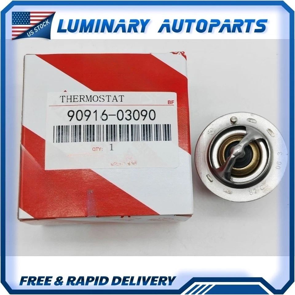 90916-0309 NUEVO Termostato de refrigerante de motor para Toyota Camry Celica RAV4 87-01 0 EE. UU. Foto 2 de 4