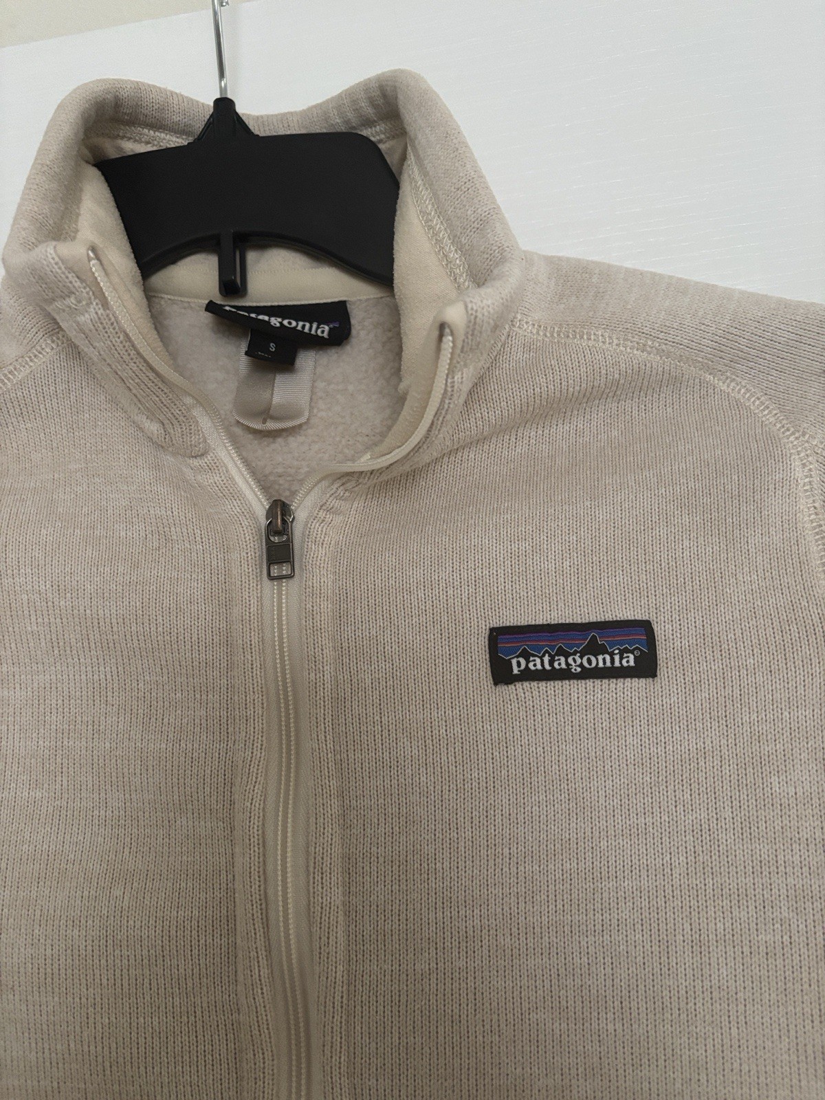 Patagonia Women's Oatmeal Fleece Full Zip Jacket Small thumbnail 2