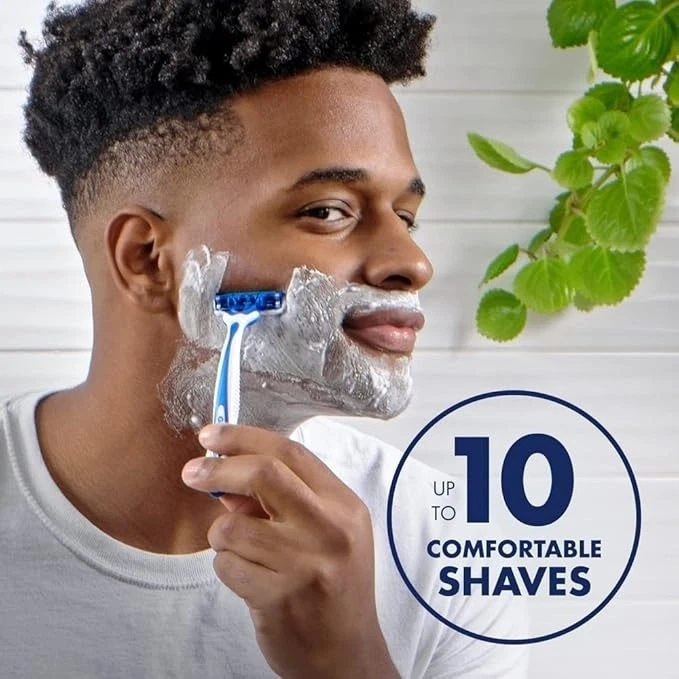 Gillette Skinmate Sensitive Disposable Razor for Men 8 Count AU - image 3 of 4