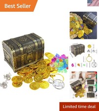 Pirate Treasure Chest Toys Kids Storage Pirate Treasure Chest Adventurous Tre...
