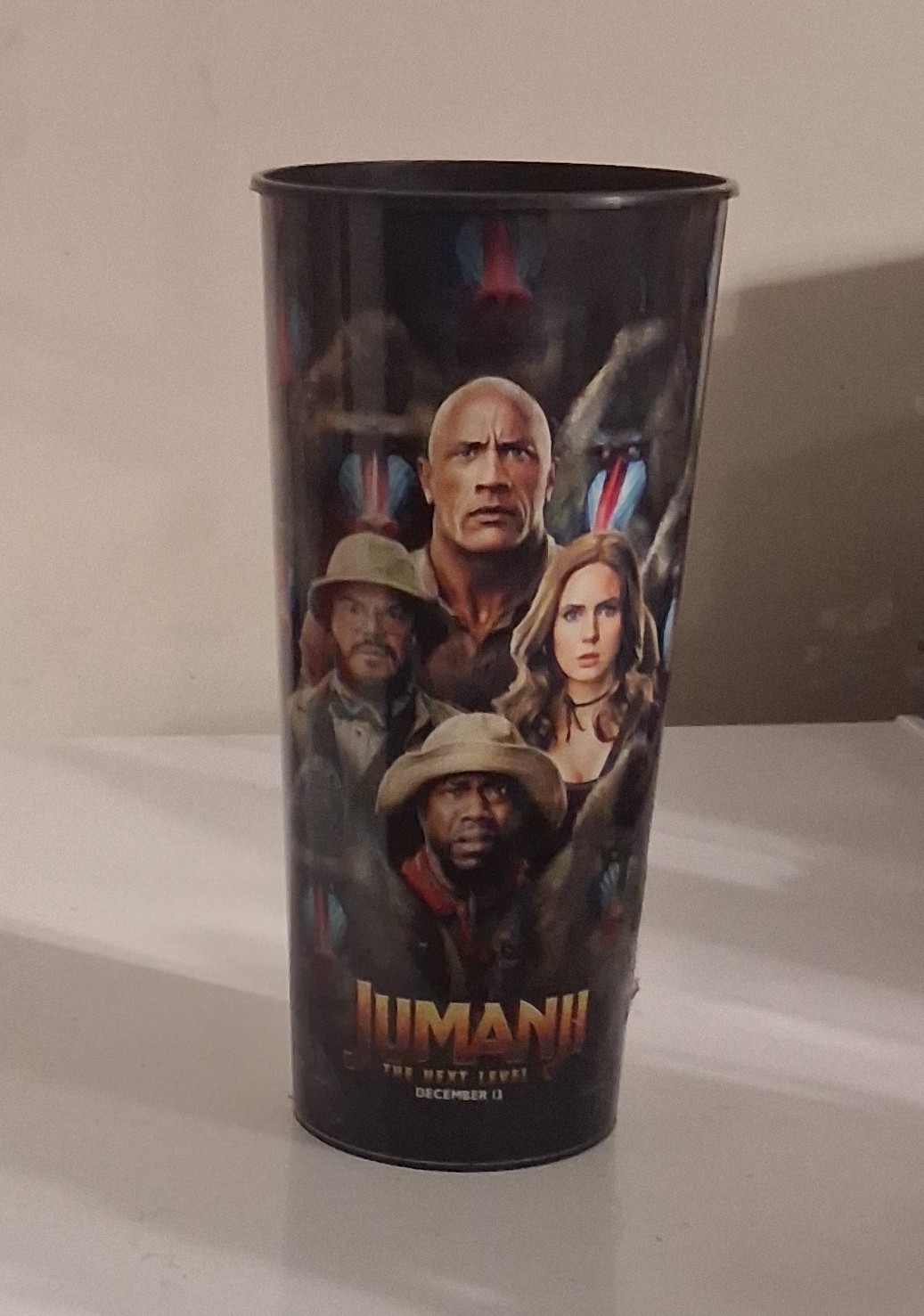 Taza de plástico de recuerdo Jumanji The Next Level 44 oz de película