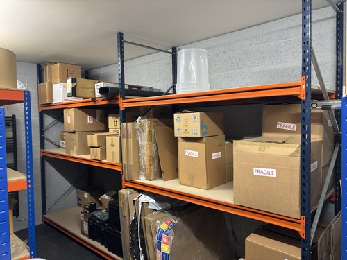 Meculux Warehouse Pallet Racking Modular System -Good Condition Cut To ...