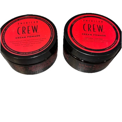 AMERICAN CREW TWIN PACK! Cream Hair Pomade - Light Hold & Low Shine - NEW!