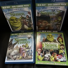 Shrek 1-4 Blu-ray/dvd Complete Movie Set