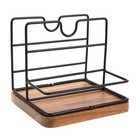 Decorative Napkin Tissue Holder: Farmhouse Style Napkin Holder - Upright Tissue