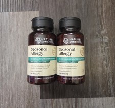 2PK - Nature's Sunshine Seasonal Allergy, 100 Caps Each- Herbal Resp EXP 5/2027