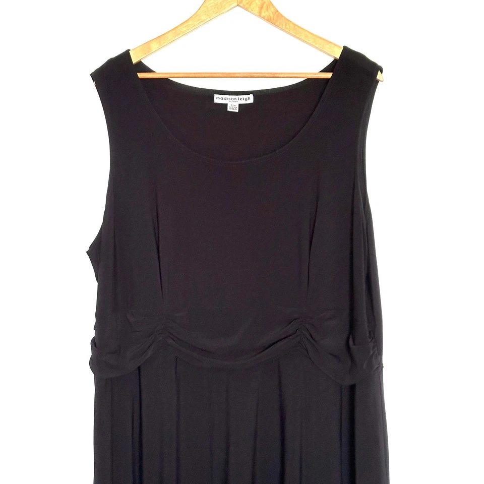 Madison Leigh Dress Women's Size 22W Black Sleeveless Pullover Midi - Image 3 of 4