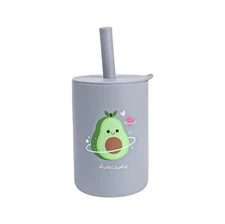 Silicone Baby Toddler Sippy Cups Spill Proof 