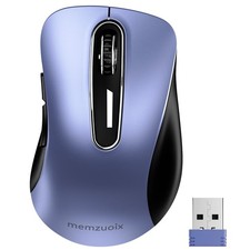 2.4G Wireless Mouse 1400 DPI Mobile Optical Cordless USB Receiver Navy Blue