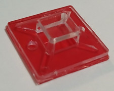 Zip Tie Stick-On Mounts, 20 PACK  10x Clear 0.75 Square Mounts & 10x 7" Zip Ties