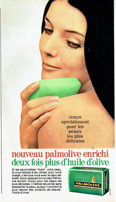 Werbung Advertising 0822 1970 Seife Palmolive Olivenöl zarte Haut