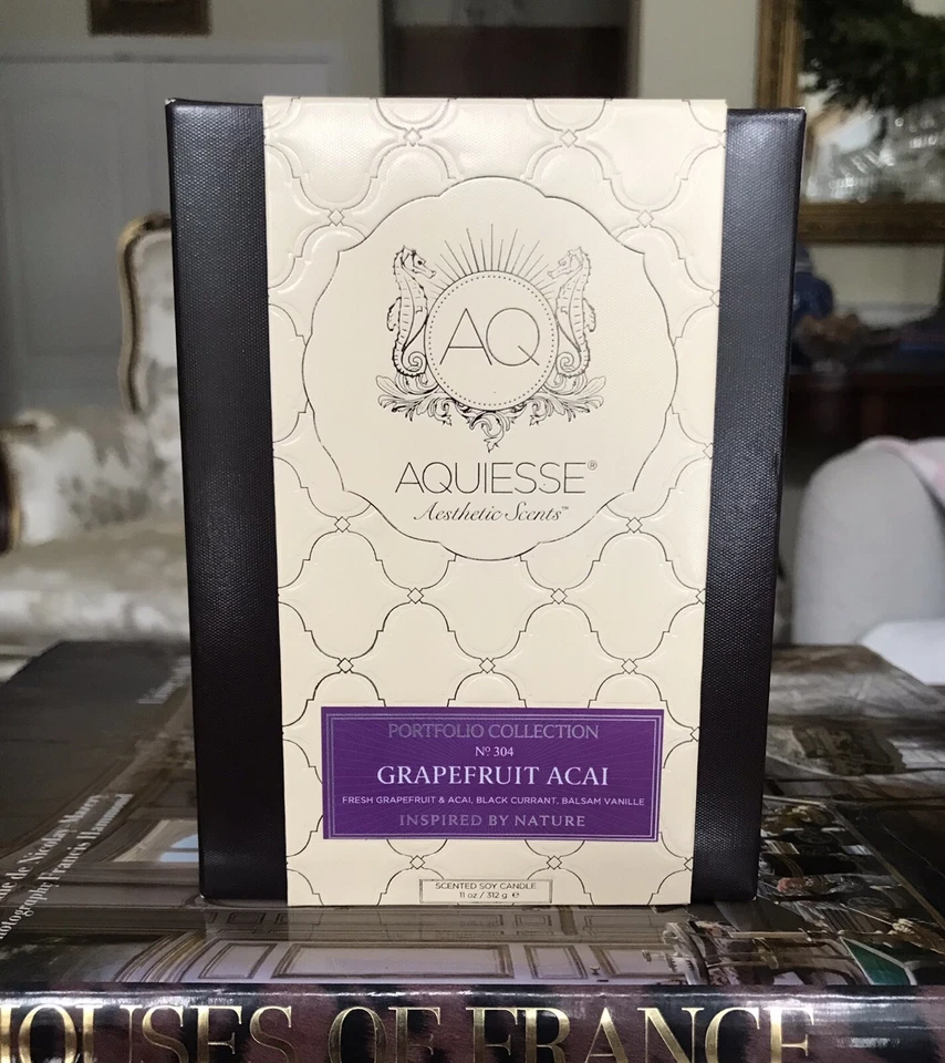 Colección Portafolio Aquiesse Nº Vela de soja grande 304 pomelo açaí 11 OZ Foto 2 de 4