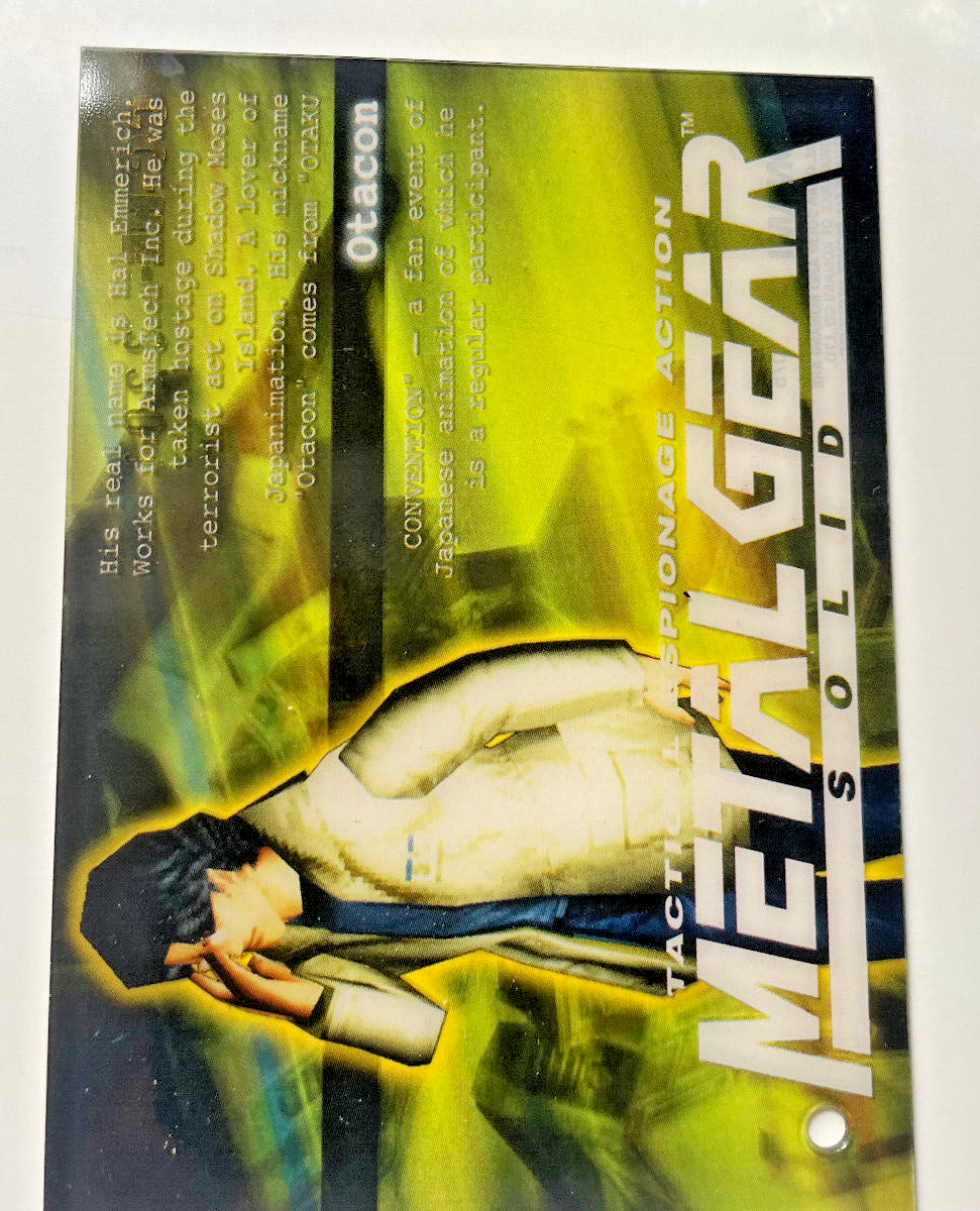 Metal Gear Solid #75 - Otacon Konami Tradind Card 1998 CC-HE-3201