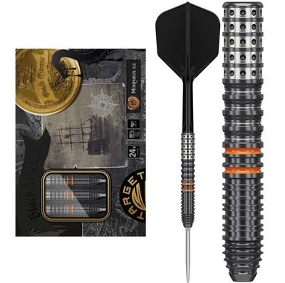 TARGET JAPAN BLACK MARQUE MORPHEUS 90% TUNGSTEN SWISS POINT DARTS 24G