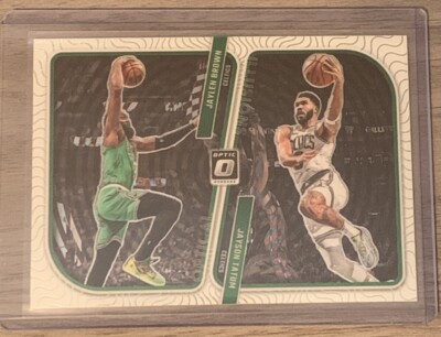 2023-24 Panini Donruss Optic Jaylen Brown Jason Tatum Optical Illusions